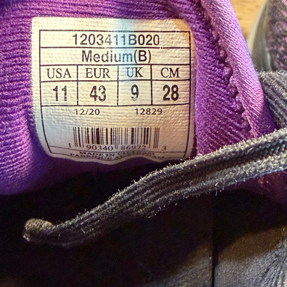 Brooks Caldera 5 Womens Trail Running Shoes Black Purple Pink Size 11 - Picture 9 of 10